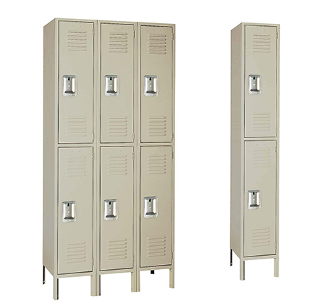 DOUBLE TIER METAL LOCKER
